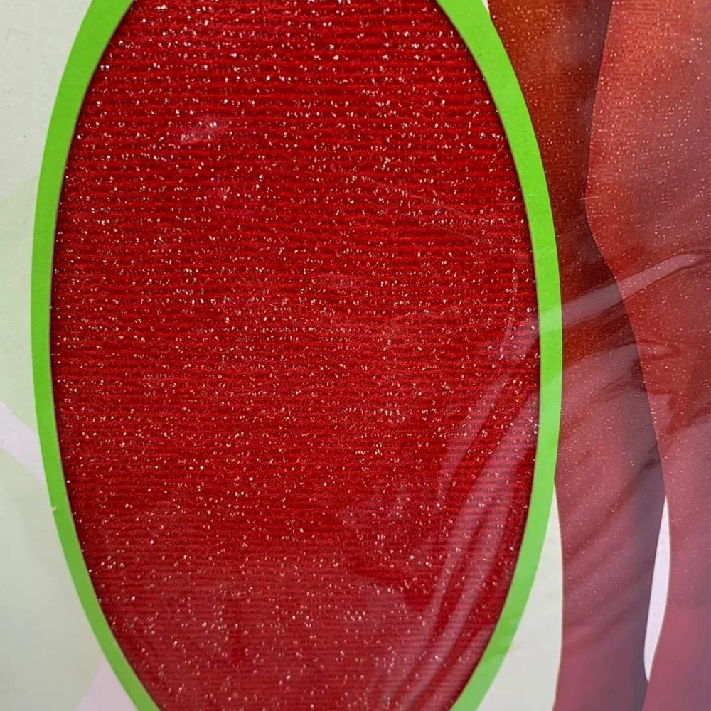 Sexy Red Glitter One Size Stockings Hosiery Cosplay Costume Tights 6826